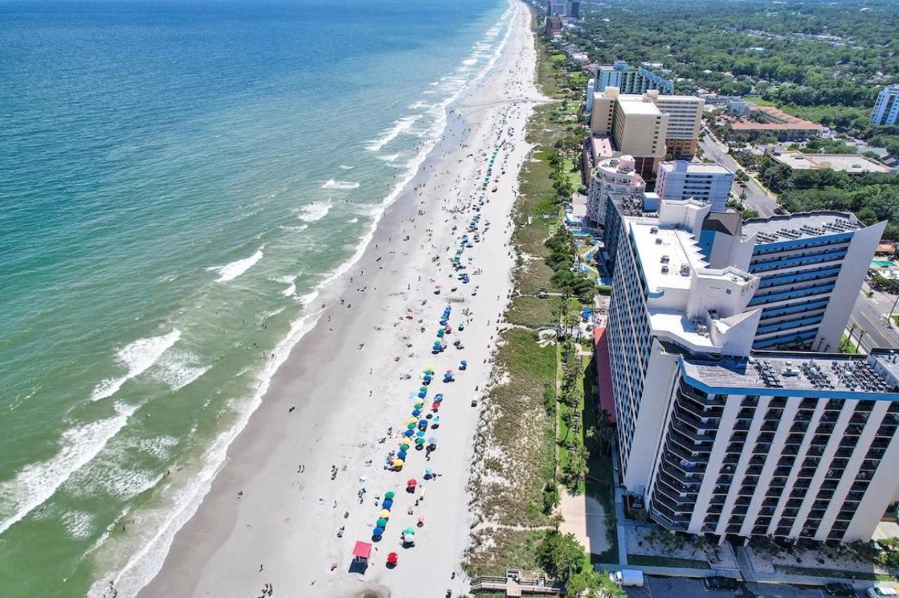 Beachfront, Spacious King Suite With Resort Access, Free Parking! Myrtle Beach Exterior foto